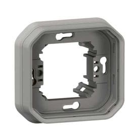 LEGRAND Plexo Support plaque encastré 1 poste à composer étanche gris IP55 - 069681L