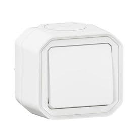 LEGRAND Plexo Bouton poussoir saillie complet étanche blanc IP55 - 069760L