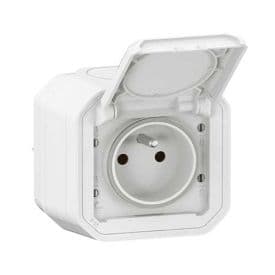 LEGRAND Plexo Prise de courant 2P+T saillie complet étanche blanc IP55 - 069781L