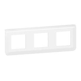 LEGRAND Mosaic Plaque triple horizontale Blanc - 078806L