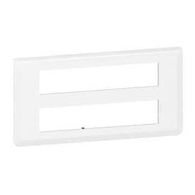 LEGRAND Mosaic Plaque horizontale 2x10 modules ou 2x5 postes blanc - 078828L