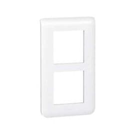 LEGRAND Mosaic Plaque double verticale E57 blanche - 078854