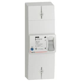 LEGRAND Baco Disjoncteur d'abonné monophasé 15/30/45A 500mA différentiel instantané - 401000