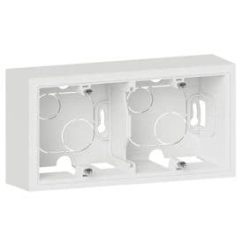 LEGRAND Dooxie Cadre saillie double P40 blanc - 600042