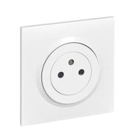 Prise de courant 2P+T surface LEGRAND Dooxie complet blanc - 600335-F