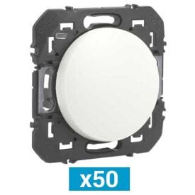 LEGRAND Dooxie Lot de 50 Interrupteurs va et vient blanc - 600601