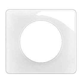 LEGRAND Céliane Plaque simple blanc émaillé - CP0001