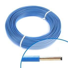 Fil électrique rigide H07VU 2.5mm² bleu - Couronne de 100m