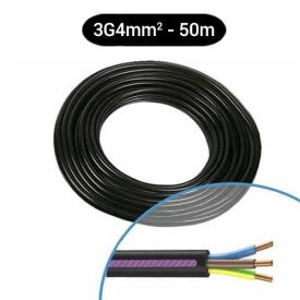 Câble électrique R02V 3G4² B/M/VJ - Couronne de 50m