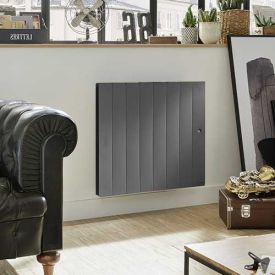 Radiateur à inertie fonte horizontal Gris 1500W NOIROT Fontea - DCN3485SEHS
