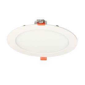 Downlight LED extra plat à encastrer 230V 12W 1080lm 4000K 170mm blanc