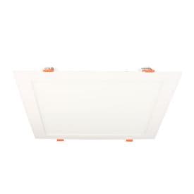 Downlight LED extra plat à encastrer carré 230V 24W 1080lm 4000K 300x300mm blanc