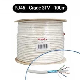 Câble RJ45 informatique GRADE 3TV F/FTP 4P 2200Mhz - Couronne de 100m