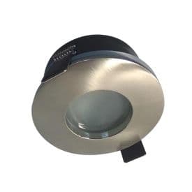 Spot LED encastrable IP65 82mm GU5.3 230V-12V 5W 380lm 2700K alu brossé