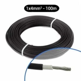 Câble solaire 4mm² - Couronne de 100m