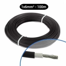 Câble solaire 6mm² - Couronne de 100m