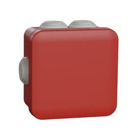 SCHNEIDER Mureva Box Boite de dérivation étanche IP55 80x80x45 rouge - ENN05164