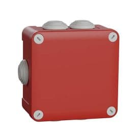 Boîte de dérivation étanche IP55 105x105x55 rouge Schneider Mureva Box