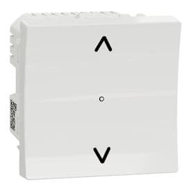 Interrupteur volets roulants 4A Zigbee blanc Schneider Wiser Unica