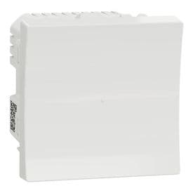 Bouton poussoir Schneider Wiser Unica 10A Zigbee blanc