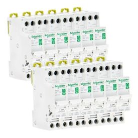  SCHNEIDER Resi9 XP Disjoncteur 20A Ph+N courbe C 3kA 230V - Lot de 12 R9PFC620