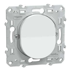 SCHNEIDER Ovalis Bouton poussoir blanc - S320206