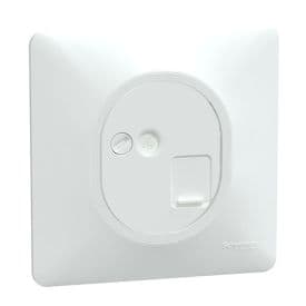 Prise RJ45 grade 3 catégorie 6 STP SCHNEIDER Ovalis complet blanc - S320476-F