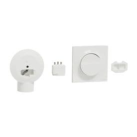 SCHNEIDER Odace Kit interrupteur + plaque + actionneur DCL 80mm sans fil et sans pile blanc - S520120K