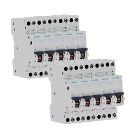 SIEMENS Lot de 10 disjoncteurs 16A Ph+N Courbe C 4.5kA 230V