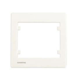 SIEMENS Delta Iris Plaque simple - Blanc