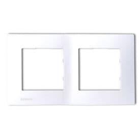 SIEMENS Delta Viva Plaque double blanc