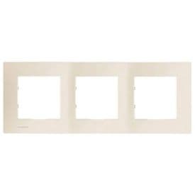 SIEMENS Delta Viva Plaque triple - Beige