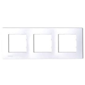 SIEMENS Delta Viva Plaque triple - Blanc