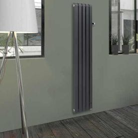 Radiateur connecté chaleur douce vertical ardoise 1250W THERMOR Mythik  - 460253