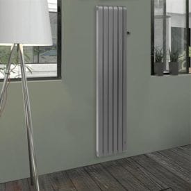 THERMOR Mythik Radiateur connecté chaleur douce vertical gris roche 1500W - 460274