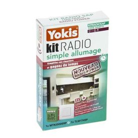 YOKIS Power Kit radio simple allumage télécommande murale et télérupteur  - KITRADIOSAP