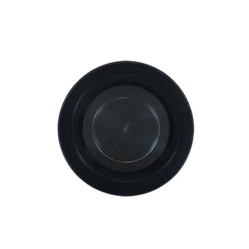 Bouchon VMC noir Aldes pour piquage de 80mm - vue arrière