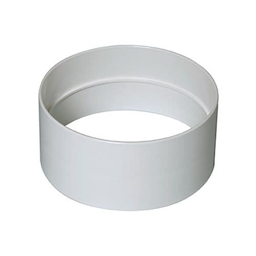 Raccord minigaine Aldes blanc femelle pour conduit équivalent D125mm