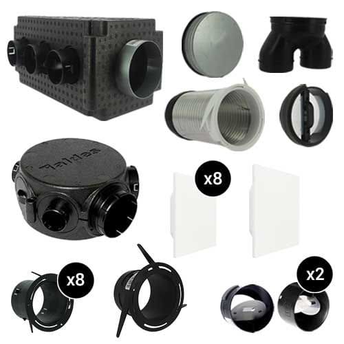 ALDES Kit accessoires pour VMC double flux Inspir Air top 210 - détail du kit 1/2