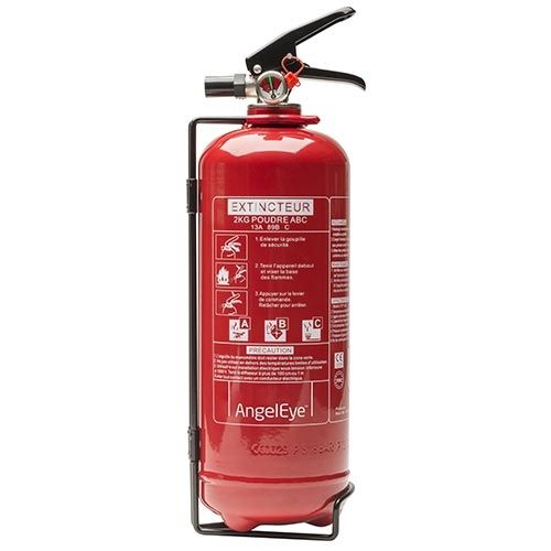 ANGELEYE Extincteur poudre ABC avec manomètre - 2KG