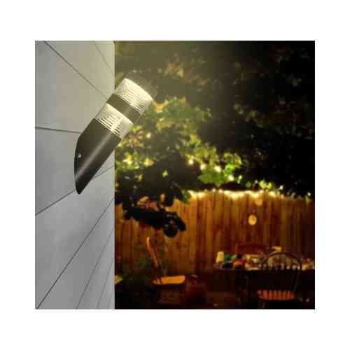 ARLUX Applique extérieure LED torche Castellane 230V 9W 1000lm 3000K noir - photo ambiance