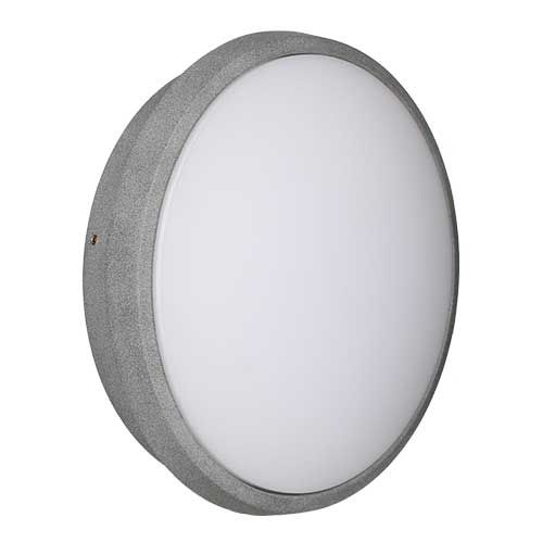 Applique extérieure ronde LED ARLUX 18W 1220lm gris - 117150