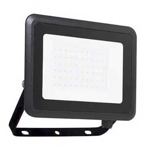 Projecteur LED extérieur noir extra plat Arlux Kreon 2 5000lm - vue profil