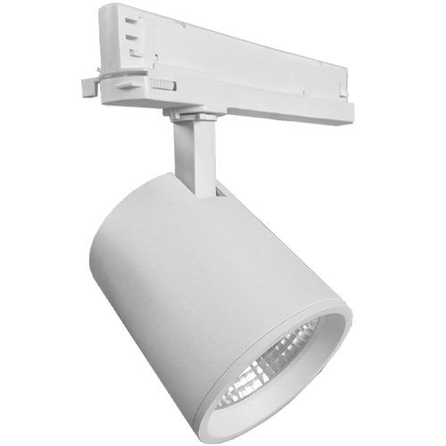 Spot LED sur rail Arlux Track Light 45° 230V 42W 4000lm 4000K blanc