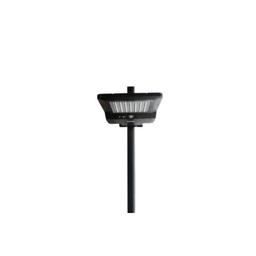 Lampadaire extérieur LED solaire ARLUX Sunstreet montée sur un mât