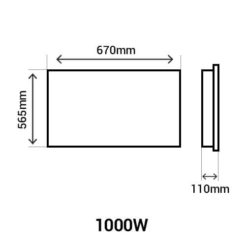 atl507609-altantic-divali-radiateur-inertie-connecte-horizontal-1000w-schéma avec dimensions