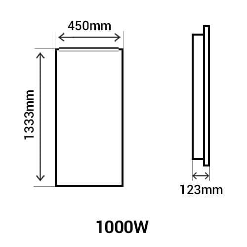 atl529911-atlantic-nirvana-neo-radiateur-inertie-fonte-1000w-schéma avec dimensions