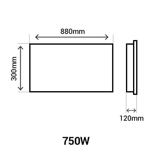 atl529921-atlantic-nirvana-neo-radiateur-inertie-fonte-750w-schéma avec dimensions