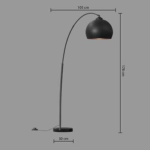 Dimensions du lampadaire arc Hyto de chez Atmosphera