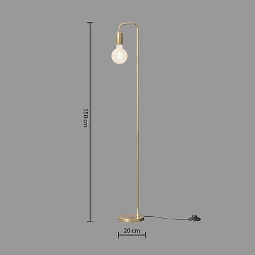 Dimensions de la lampe Keli doré Atmosphera